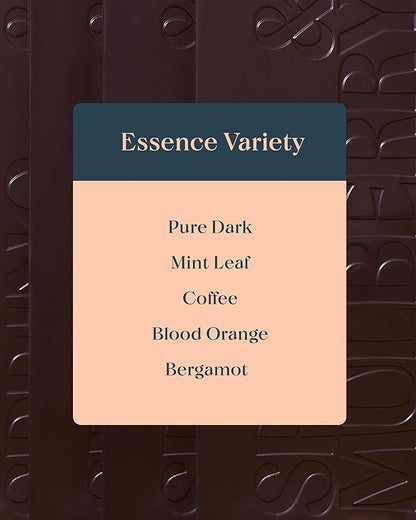 Spring & Mulberry Healthy Dark Chocolate Bars Sugar Free - Date Sweetened Chocolate Gift Box - Healthy Bars, Gluten Free & Vegan - Essence Holiday Chocolates Gift Set