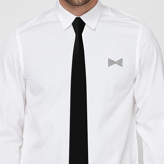Men's Oxford Matt Neckties Solid Color for Adults Tuxedo Classic Design, by Bow Tie Hosue