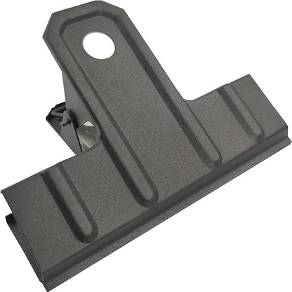 Locci Black Large Bull Clips,10 PCS Medium Binder 3.5 Inch Drawing Board Clips,Big Clip for Food Bags,Art,Office & Home Kitchen (88 mm)