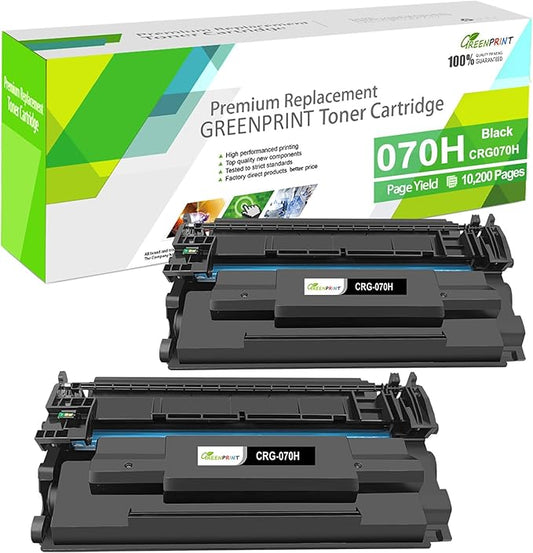 070H CRG-070H CRG070H ( 070 CRG-070 CRG070) Compatible Toner Cartridge 2 Blacks High Capacity 10200 Pages for Canon imageCLASS MF465dw MF465 MF462dw MF462 LBP247dw LBP247 LBP246dw LBP246