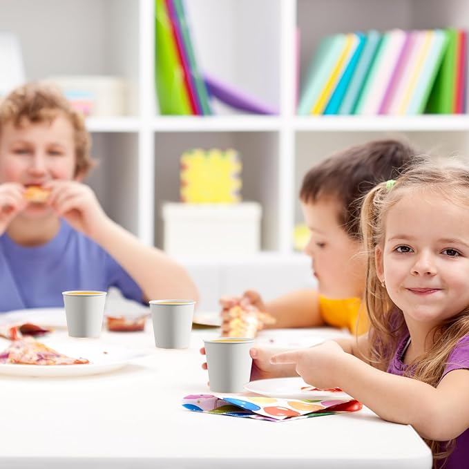 LITOPAK 1000 pack 3 oz Paper Cups, White Disposable Bathroom Cups, Mini Paper Cups for Parties, Picnics, Barbecues, Travel and Event