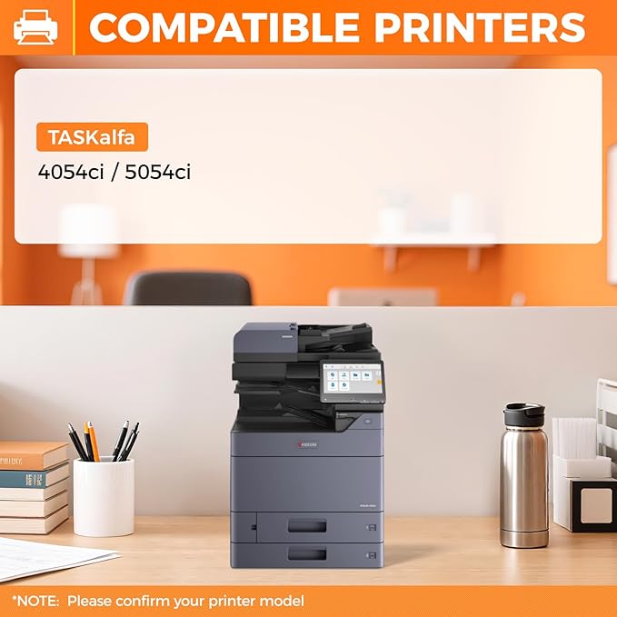 TK8547 TK-8547 Toner Cartridge 4-Pack High Yield Replacement for Kyocera TK-8547K TK-8547C TK-8547M TK-8547Y Compatible with Kyocera TASKalfa 4054ci 5054ci Printers Copy Ink Black Cyan Magenta Yellow
