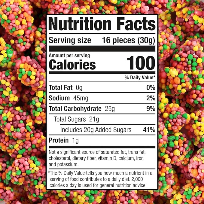 Gummy Clusters Rainbow, 2lb Pack of NerdsGummy Clusters Bulk, Perfect Gummy Candy Snack for Parties, Birthdays, Holidays, Gift Bags, Office Treats and Everyday Enjoyment