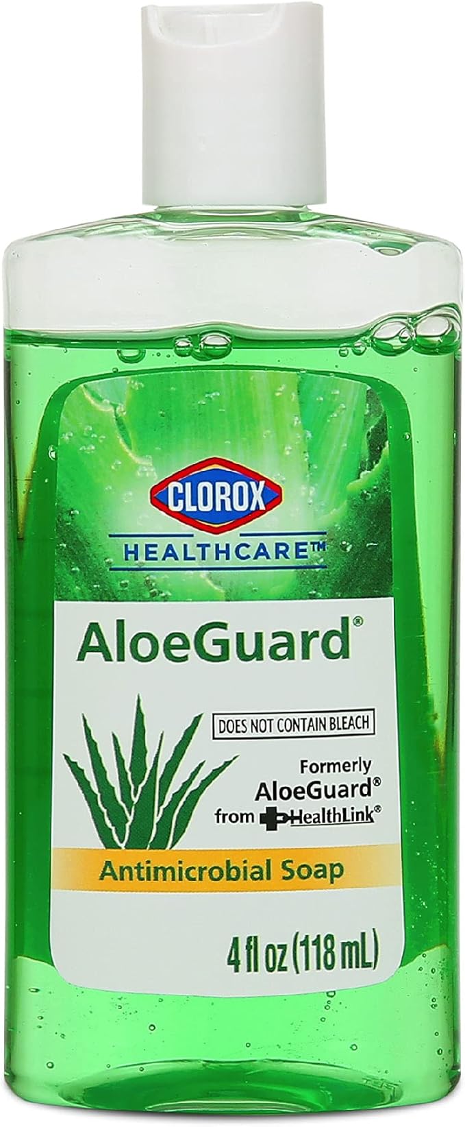 CLOROX Healthcare AloeGuard Antimicrobial Mini Hand Soap for Healthcare Professionals - Liquid Hand Wash for Everyday Use with Aloe Vera to Soothe & Moisturize Hands, 4 Fl Oz