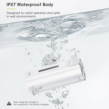 EKO Aroma Pro 13.5 fl oz Touchless Automatic Liquid Soap Dispenser, Rechargeable Electric Hand & Dish Soap Dispenser for Bathroom and Kitchen Sink, IPX7 Waterproof, Adjustable Volume Control (White)