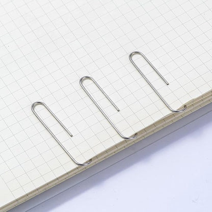 Shiny Silver Jumbo Paper Clips, 1.3 Inch (33mm) & 2 Inch (50mm), 400-Pack for Office, School & Home Document Organizing