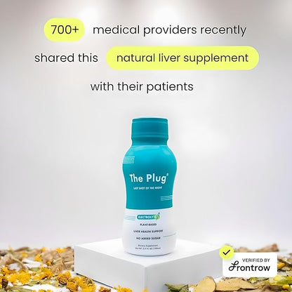 The Plug Liver Cleanse & Detox Drink | Organic Herbal Liquid Supplement with Electrolytes, Superfruits & Plant-Based Nutrients | Supports Hydration, Energy, Immunity & Liver Health