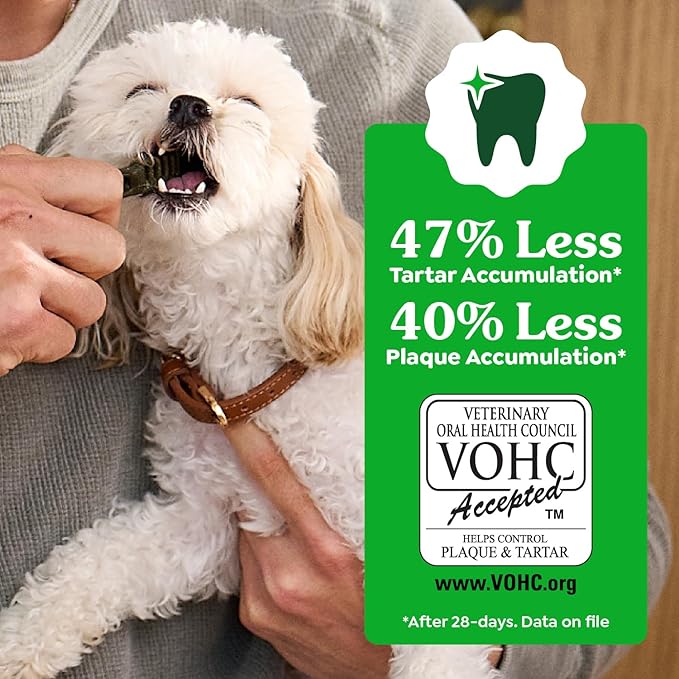 Greenies Veterinarian-Recommended Natural Dental Dog Treats Regular Size, Original Flavor, 3 oz. Pack, 11 Count