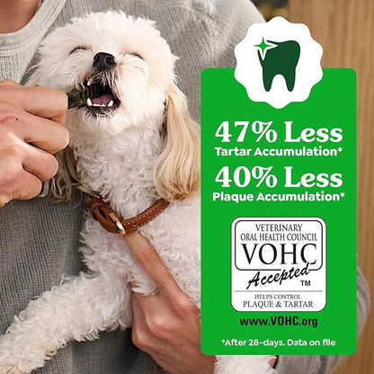 Greenies Veterinarian-Recommended Natural Dental Dog Treats Regular Size, Original Flavor, 3 oz. Pack, 11 Count