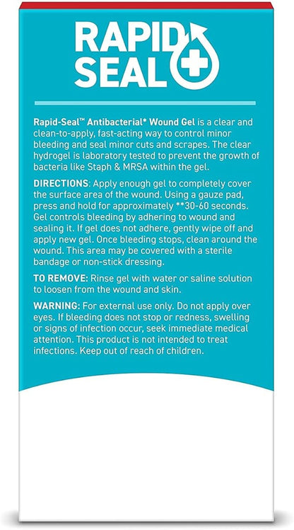 Wound Gel (1 Tube) | Stops Bleeding in Seconds | Ideal for Cuts, Scrapes, Razor Nicks for Emergency First Aid Supplies