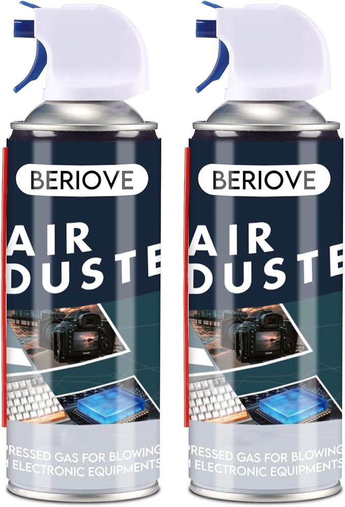 Keyboard Air Duster for Computer : Air Duster for PC Cleaning - Computer Air Duster Blower for Laptop - Reusable Car Dusters Airduster