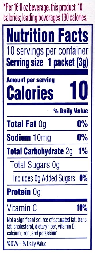 Crystal Light On The Go Raspberry Green Tea, 10-Packet Box (Pack of 7)