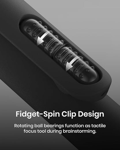 Fidget Gel Pens 16 Pack-0.7mm Fine Point Black Ink, Smooth Writing Pens, Quick-Dry Black Ink for Journaling, School & Office Supplies, Long Lasting Aesthetic Pens, Gift for Men (Classic Color)