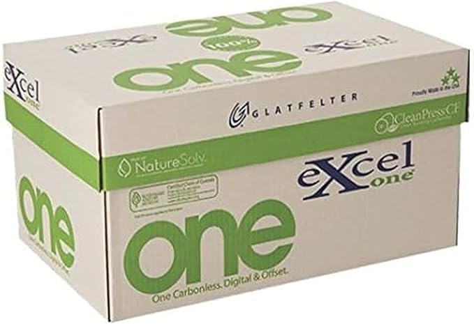 Excel One Carbonless 230949 2-Part Reverse Paper (Canary/White), 8.5" x 11" (10 Reams) 5,000 Sheets
