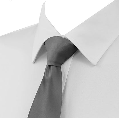trilece Ties for Men - Men's Solid Color Ties - Formal Neckties for Men - Neck Tie for Man