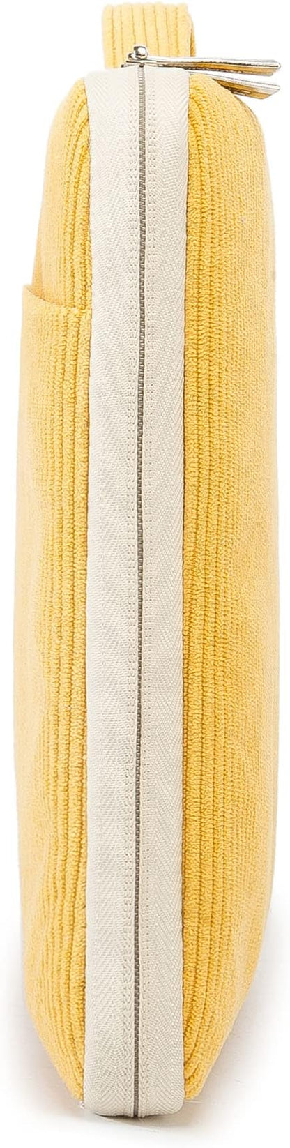 Kinmac Corduroy 360° Protective Water Resistant Laptop Case Bag Sleeve for HP Lenovo Dell ASUS Acer 14 inch Laptop,MacBook Pro 14 inch (Yellow)