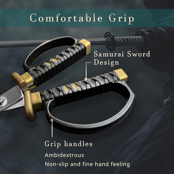 Japanese Samurai Katana Sword Shape Scissors 7.3 inch Made in JAPAN (Sanada Yukimura)