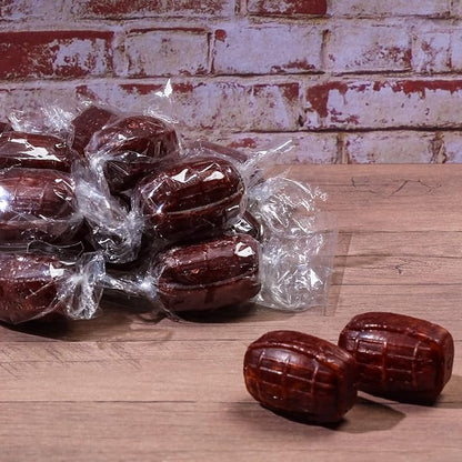 Root Beer Hard Candy - 2 Pounds - Old Fashion Brown Candies Bulk - Classic Root Beer Barrels