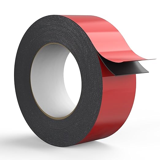 SWRT Double Sided Tape, 16.5 FT x 2 Inch x 0.04 Inch Thick Heavy Duty Mounting Foam Tape, Waterproof Adhesive Tape for Car, LED Strip Light, Home Office Automotive Decor