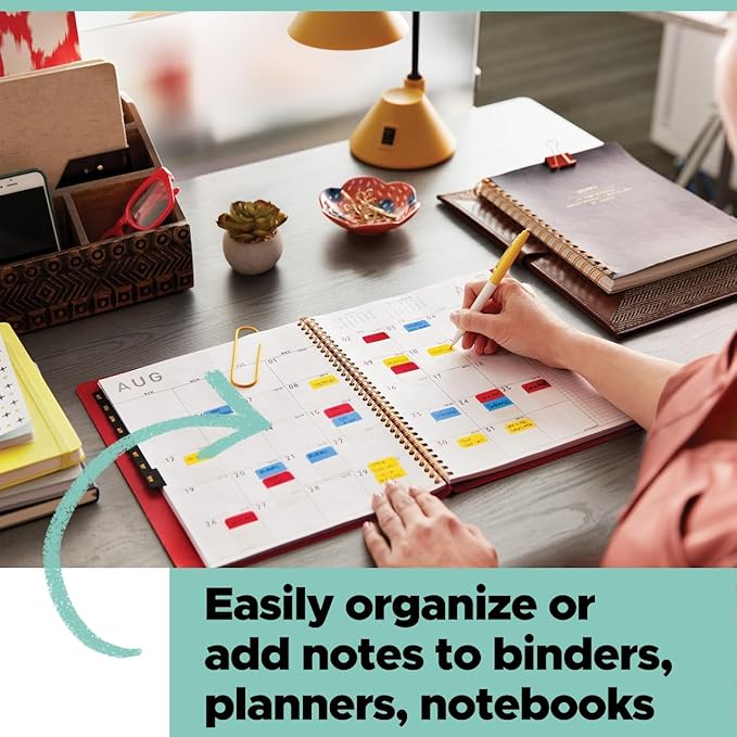 Post-it Flags Value Pack, 35/Dispenser, 8 Dispensers/Pack, .47 in Wide, Assorted Colors, Includes 48 Free Arrow Flags (683-VAD1)