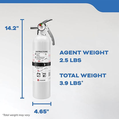 Kidde Fire Extinguisher for Boats, Single-Use 10BC