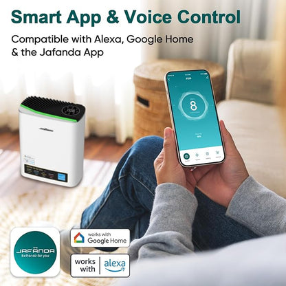 Smart WiFi HEPA Air Purifier for Home Large Room up to 1100 Ft², PM2.5 Display, Auto Mode & 20dB Sleep, Alexa App Control, Quiet Cleaner for Pets, Smoke, Dust, Allergies