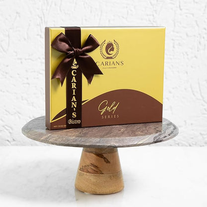 CARIANS Chocolate Gourmet Truffles Box, Assorted Pralines Box, Premium Gourmet Gift Basket, Assortment of Milk and Dark Chocolate Great for Gift Giving, Anniversary, Thanksgiving, Christmas