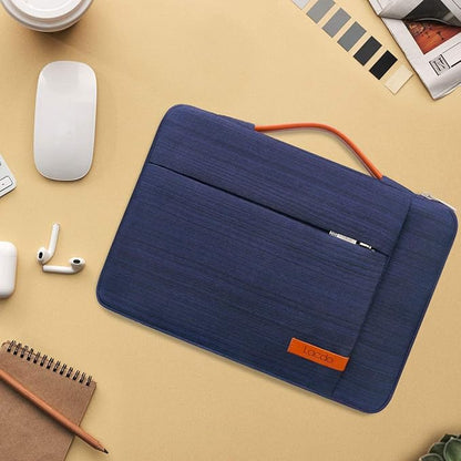 Lacdo 360° Protective Laptop Sleeve Case for 15 inch New MacBook Air M4 A3241 2025, M3 A3114, M2 A2941 2024-2023, 15 inch MacBook Pro A1990 A1707, Dell XPS 15 Plus Computer Bag, Water-Resistant, Blue