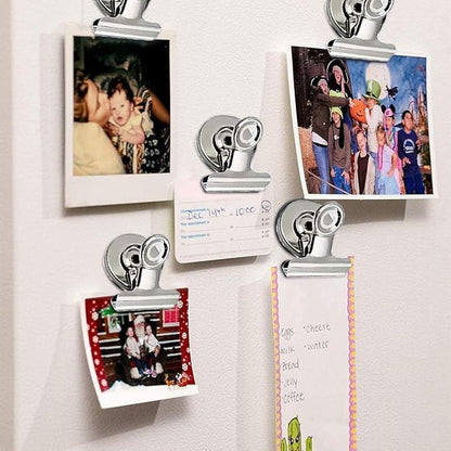 VNDUEEY 500 Pack Fridge Magnets Magnetic Clips, Whiteboard Magnets Refrigerator Magne, Magnetic Paper Clip Holder, Strong Magnet Clips for Home, Office, Teaching, School Locker