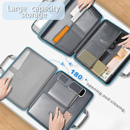 ZINZ Laptop Case 15 15.6 16 inch Sleeve, Expandable Computer Hand Bag with Multi-pockets Compatible with MacBook Pro 16 inch M4/M3/M2/M1, MacBook Air/Pro 15 inch and 15-16 inch Notebooks，G01Y01