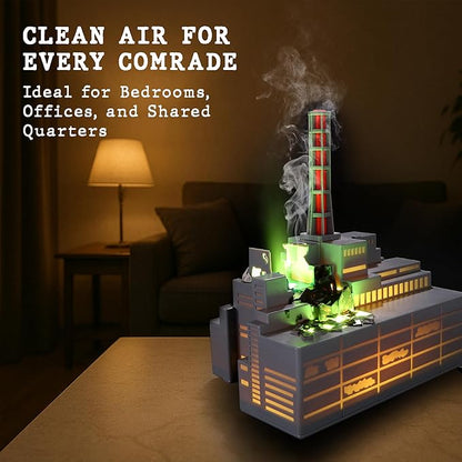 HOM Chernobyl Smart Diffuser & Humidifier – 250ML Ultrasonic Mist Machine with 7 LED Lights, App Control, Auto Shut-Off – Aromatherapy Essential Oil Diffuser for Home, Bedroom, etc. – Oil Not Included