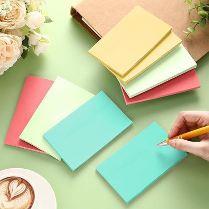 Fainne 8 Pack Sticky Notes Bulk Back to School Supplies Self Stick Note Pads Paper Memo for Office First Day of School Student Teacher Essentials (3 x 5 Inch,Fresh Color)