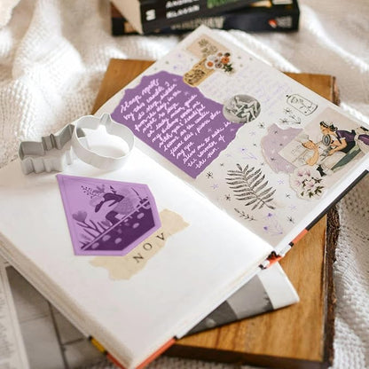 Purple Cardstock 8.5 x 11 80lb Halloween Card Stock For Printer, Goefun 24 Sheets Purple Construction Paper for Wedding Invitations, DIY Cards, Menus, Crafts