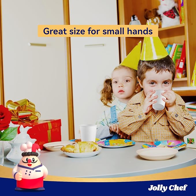 JOLLY CHEF 300 Pack Disposable Paper Coffee Cups 4 oz, White Small Paper Cups, Perfect for Bathroom, Mouthwash, Espresso, Tea