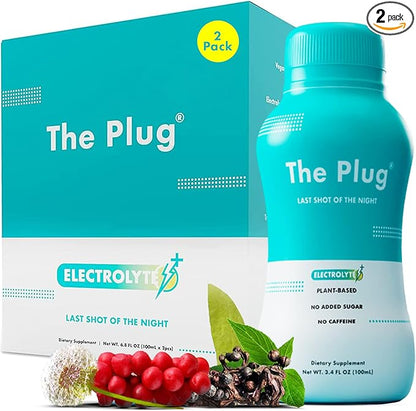 The Plug Liver Cleanse & Detox Drink | Organic Herbal Liquid Supplement with Electrolytes, Superfruits & Plant-Based Nutrients | Supports Hydration, Energy, Immunity & Liver Health