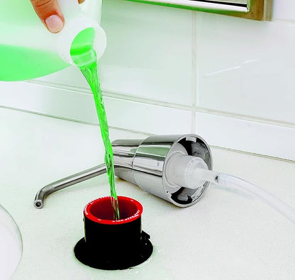 BOBRICK 823 Manual Top Fill Foam Soap Dispenser, 4" Spout, 34 fl. oz. Capacity