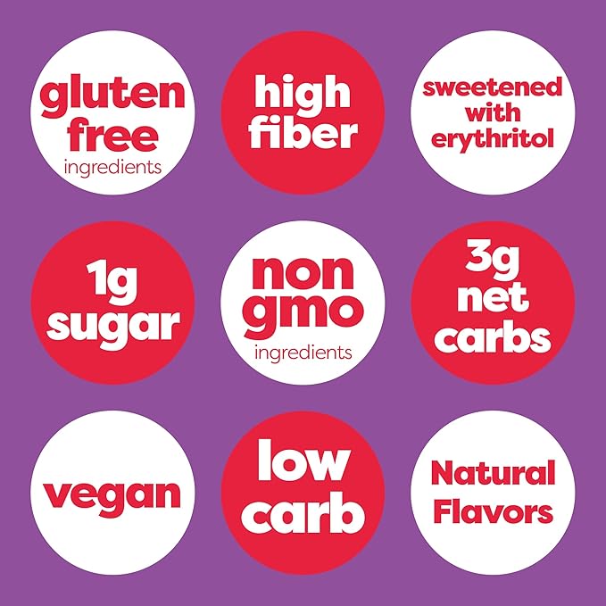 Kiss My Keto Sour Gummy Worms, 8-Pack – Satisfy Cravings while Staying in Ketosis – High Fiber, 3g Net Carbs, Non-GMO, Vegan, & No Gluten – Fruity Sugar Free Gummies