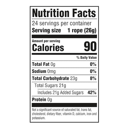 Nerds Rope Candy, Very Berry, 0.92 Ounce Ropes (Pack of 48)