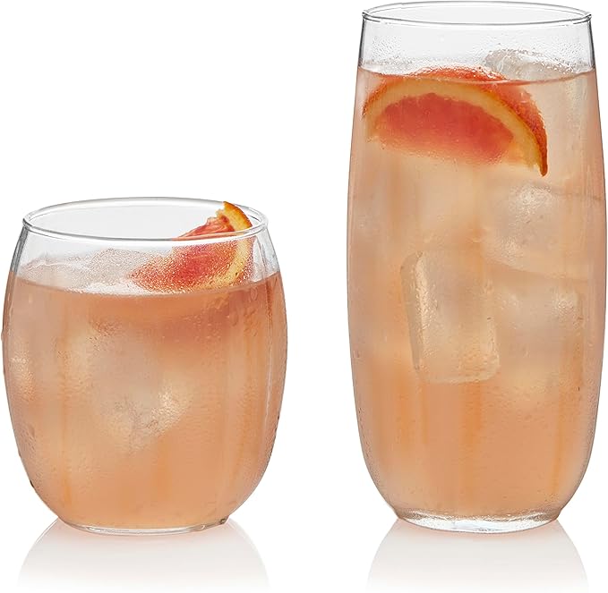 Libbey Samba 16-piece Drinkware Glass Set
