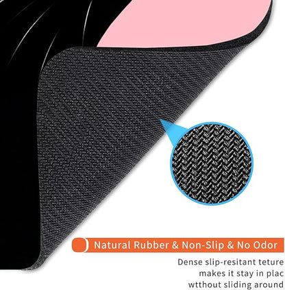Square Mouse Pad Cat,Personalized Premium-Textured Custom Mouse Mat Design,Washable Mousepad Lycra Cloth,Non-Slip Rubber Base Computer Mouse Pads for Wireless Mouse