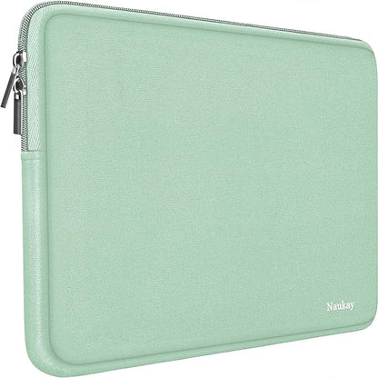 15.6 Inch Laptop Case, Resistant Neoprene Notebook Computer Pocket Case/Tablet Briefcase Carrying Bag Compatible for Asus Fujitsu HP Sony Toshiba - (LightBlue)