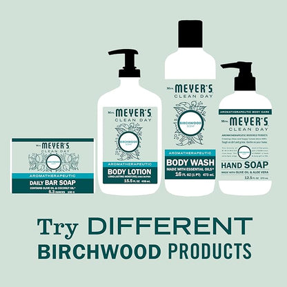 MRS. MEYER'S CLEAN DAY Hand Soap, Made with Essential Oils, Birchwood, 12.5 fl. oz