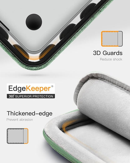 Inateck 360° Protection Laptop Bag with Accessory Bag, Compatible with 13-inch MacBook Air/Pro M4 M3 M2 M1 2016-2025, Mint Green