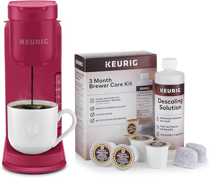 Keurig K-Express Single Serve K-Cup Pod Coffee Maker, 3 Brew Sizes, Strong Button Feature, 42oz Removable Reservoir, Holiday Berry