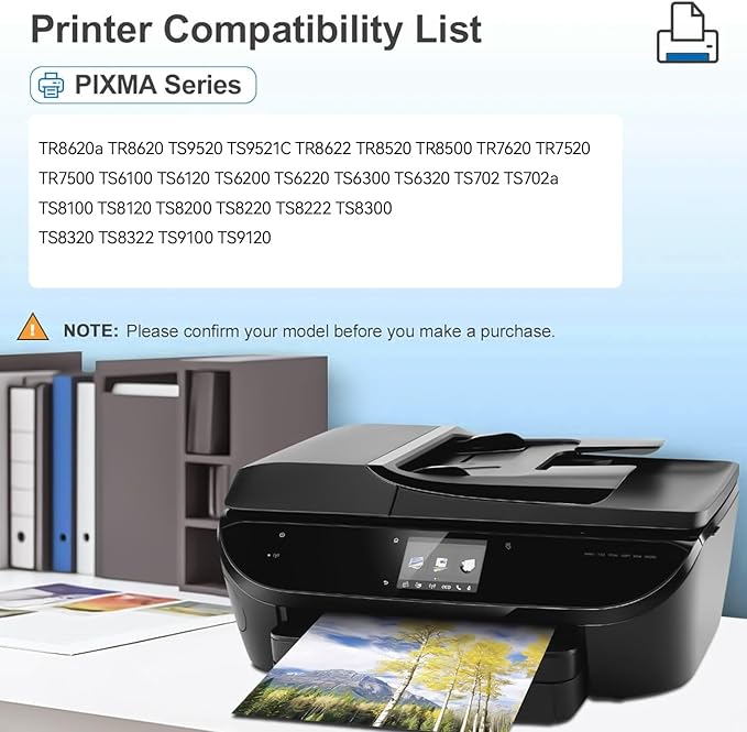 280XXL 281XXL Ink Cartridges 5 Pack High Yield Replacement for Cartridges PGI-280XXL CLI-281XXL for TR8520 Ink Cartridges for Pixma TR8620 TS6320 TR7520 TS6120 TS6220 TS8220 TS9520 TS9521C