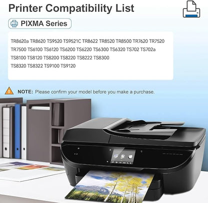280XXL 281XXL Ink Cartridges 5 Pack High Yield Replacement for Cartridges PGI-280XXL CLI-281XXL for TR8520 Ink Cartridges for Pixma TR8620 TS6320 TR7520 TS6120 TS6220 TS8220 TS9520 TS9521C