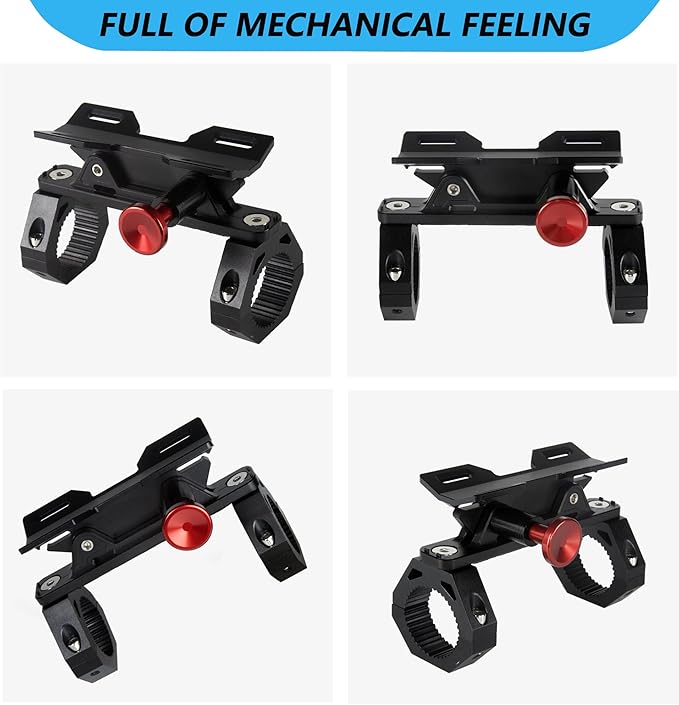 Fire Extinguisher Mount Bracket, Aluminum UTV Quick Release Fire Extinguisher Mount for 1.75''-2'' Roll Bar, Universal for UTV RZR Polaris Ranger Jeep Wrangler, with 4 Clamps