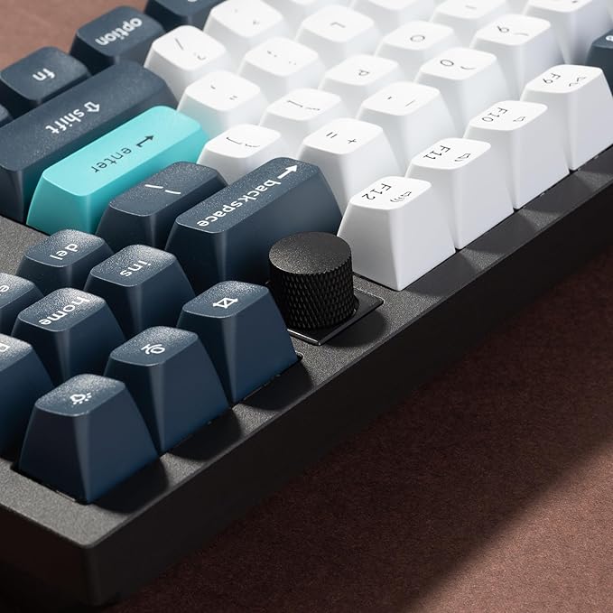 Keychron Q3 Max Wireless Custom Mechanical Keyboard, Full Aluminum 2.4 GHz Bluetooth QMK TKL Layout RGB with Hot-swappable Gateron Red Switch Compatible with Mac Windows Linux