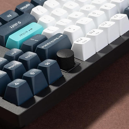 Keychron Q3 Max Wireless Custom Mechanical Keyboard, Full Aluminum 2.4 GHz Bluetooth QMK TKL Layout RGB with Hot-swappable Gateron Red Switch Compatible with Mac Windows Linux