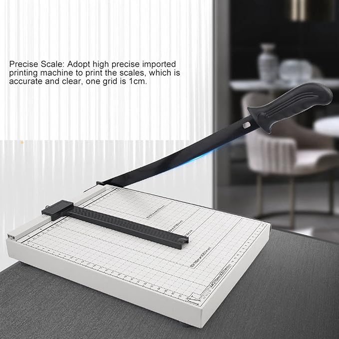 Mini Paper Trimmer, 12in Cut Length Paper Cutting Board Compact Paper Cutter for Cardstock, Photos, Scrapbooking, Office, Classroom